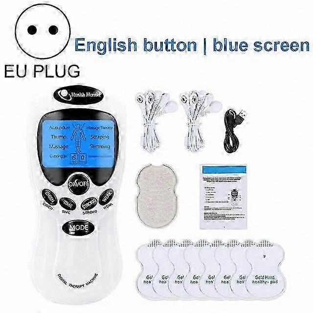 8-in-1 EMS Muscle Stimulator for Physiotherapy and Body Massage with Microcurrent Technology Low Frequency Pulse Anti-Cellulite Solution
