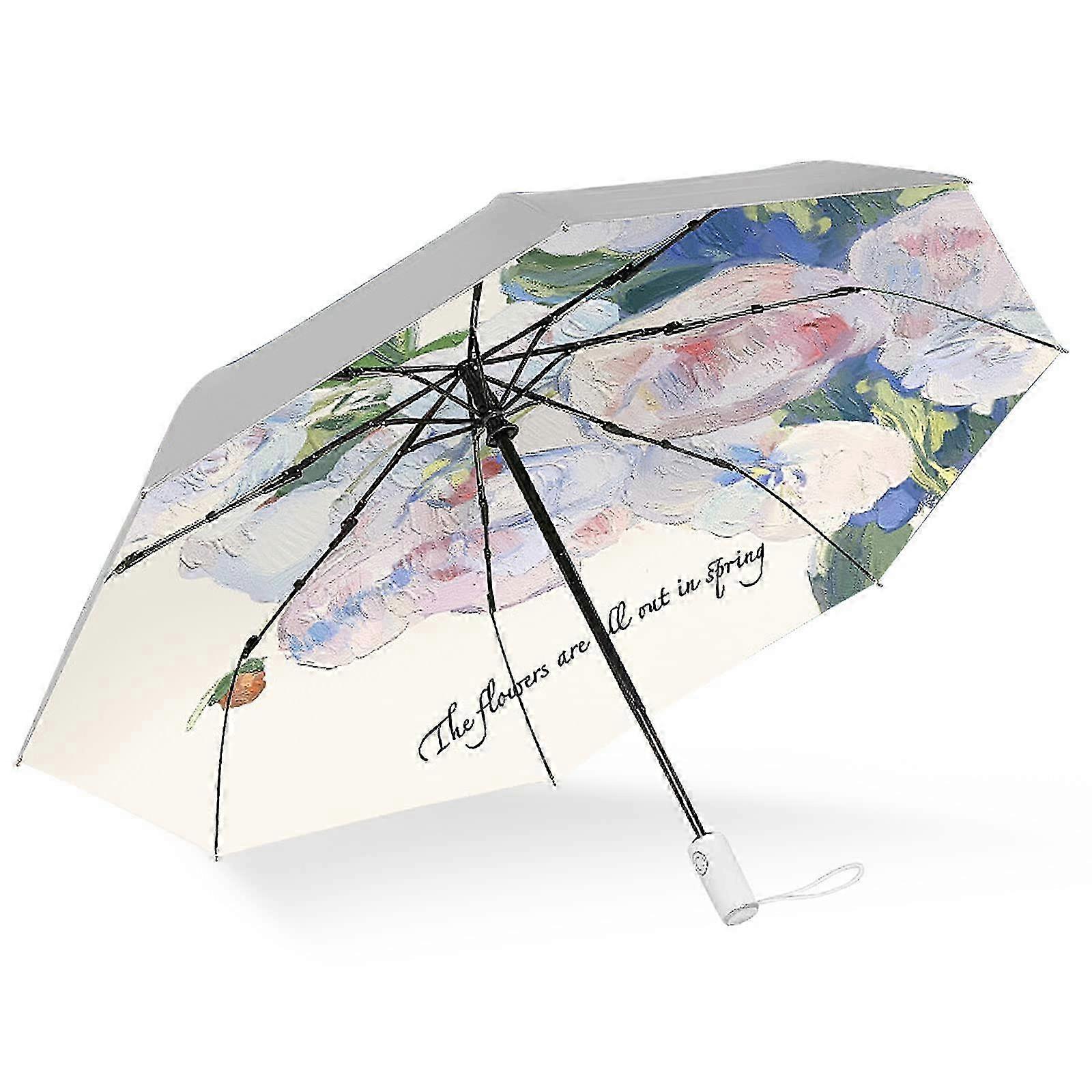 Auto Open/Close UV Sun Umbrella - Windproof Compact Travel Rain Shield 2025