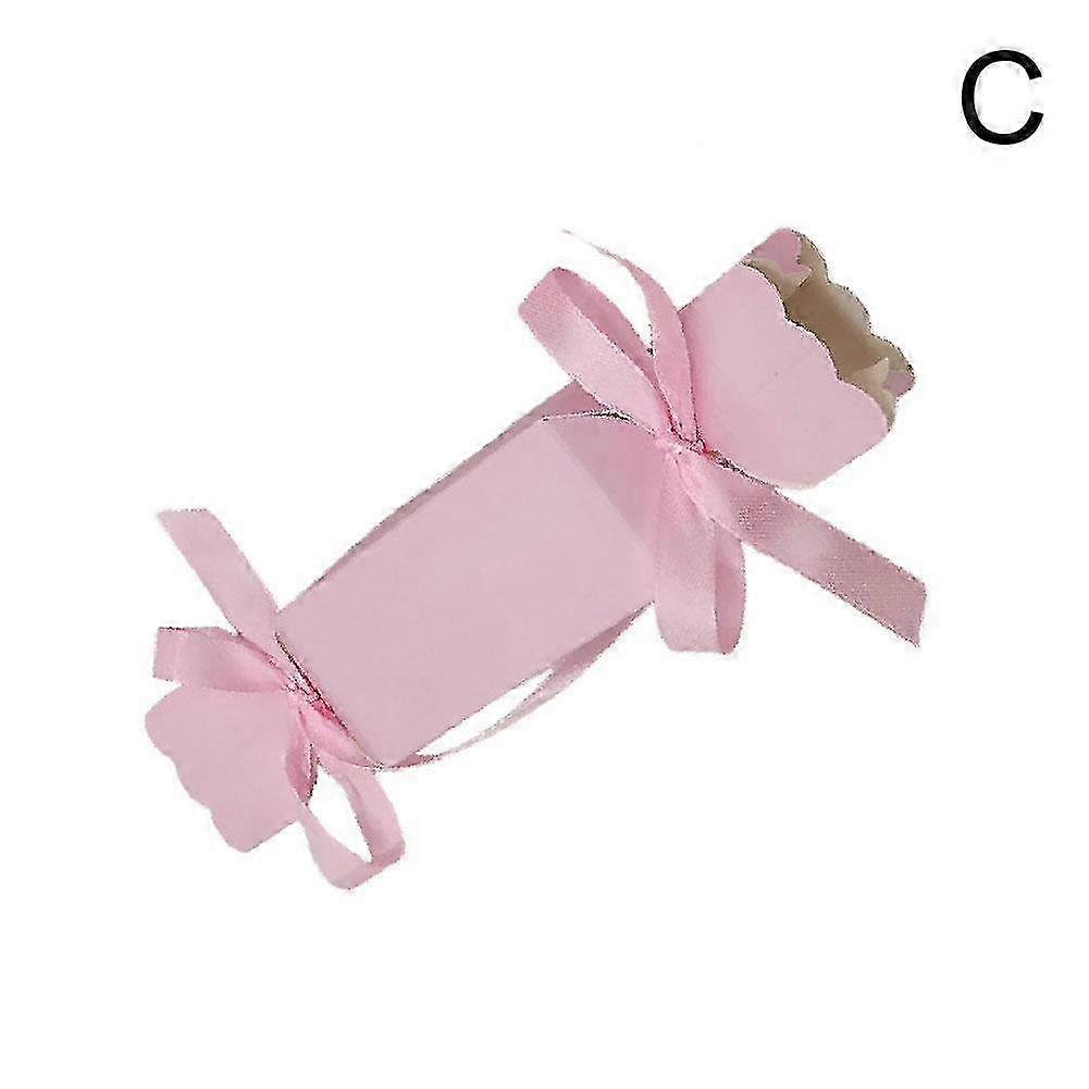 Cake Packing Gift Wrapping Christmas Candy Box Bow Shape Handle Baking Boxes 2025