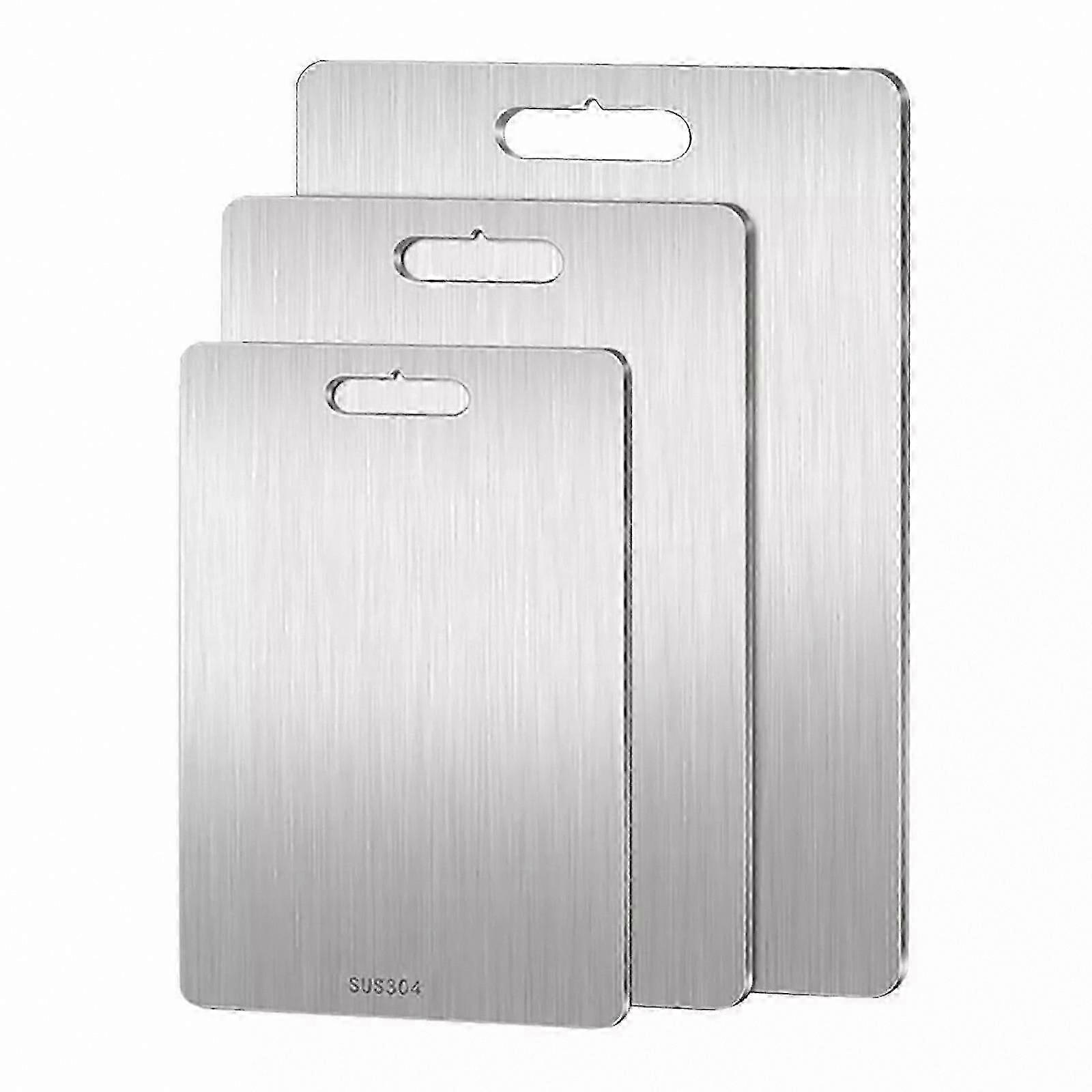 Double-Sided Kitchen Cutting Board with Titanium Surface for Chopping and Food Prep
