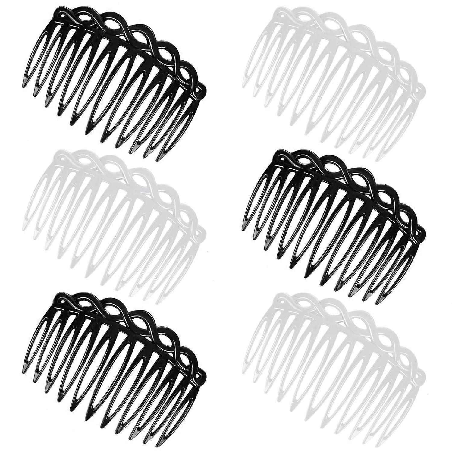 6 Pcs French Hair Side Combs