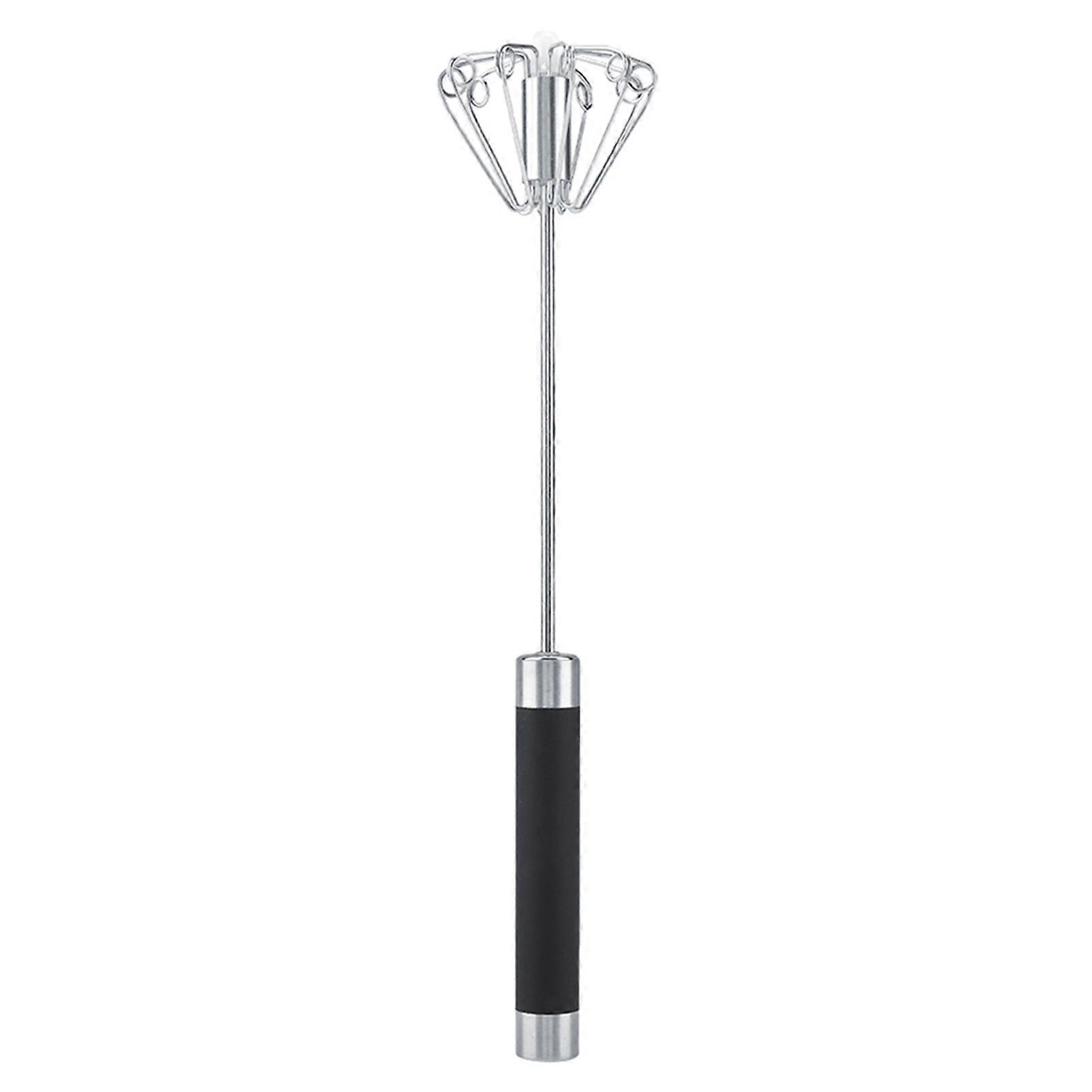 stainless steel anti rust durable rotatable manual whisk egg beater