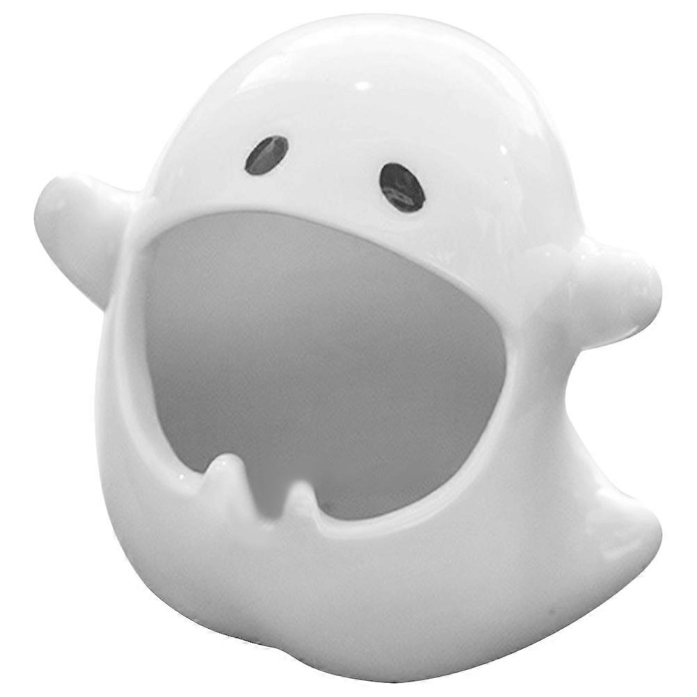 Creative Ash Holder Ceramic Ashtray for Home Use 2Pcs Ghost Decorative Set