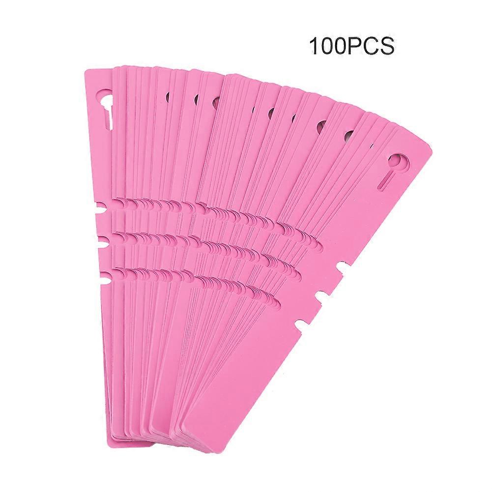 Lot de 100 étiquettes décoratives en plastique pour pépinière, jardin, pelouse, rose