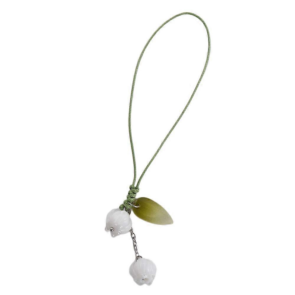 Cute Tulip Flowers Strap Lanyards Charms For Mobile Phone Case Keychain Car Key Chains Headset Cover Hang