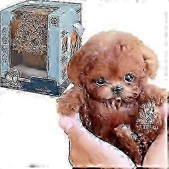 My Realistic Robot Puppy, Mini Interactive Plush Toy Pet Kids Cute Soft Robot Dog Can Walk And Bark