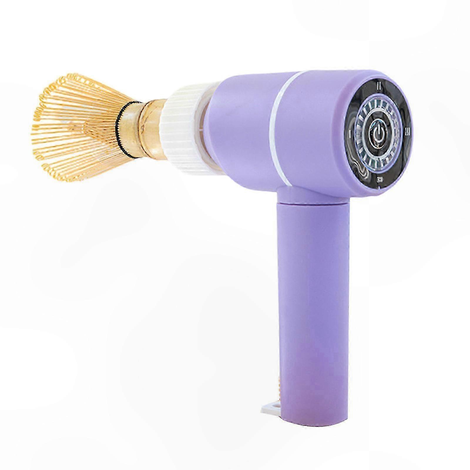 Adjustable Speed Cordless Hand Mixer with 3 Speed Settings for Cream, Matcha, and Salad Dressing Multicolor Electric Stirrer