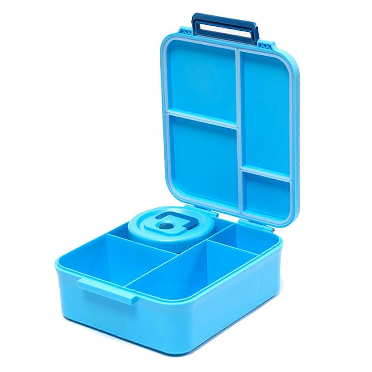 Children'S Packed Bento Lunch Box Portable ,Food Storage Taper Containers with Toppers Jar Lunchbox