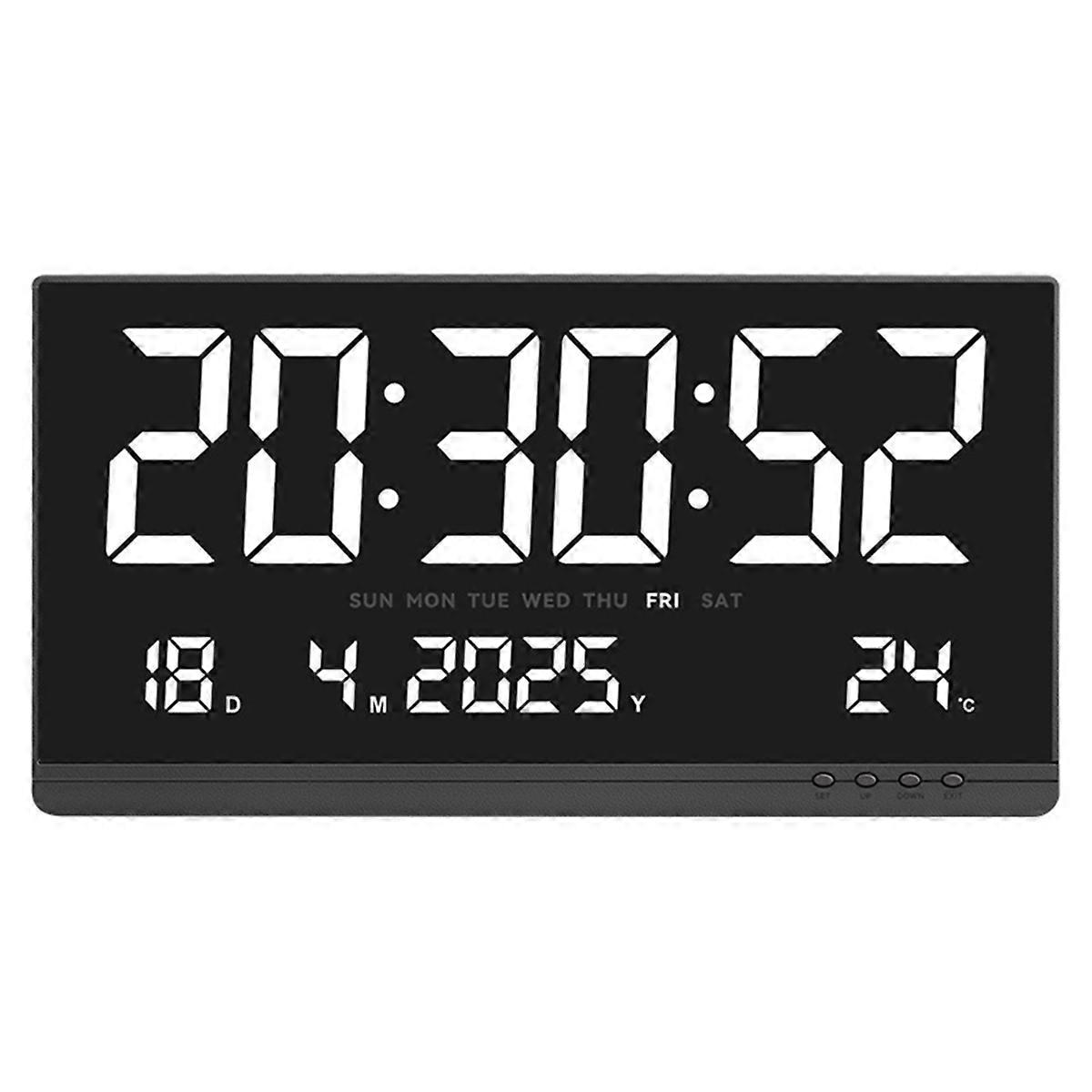 21inch LED Simple Digital Electronic Clock HD Wall Clock Large Digital Electronic Clock