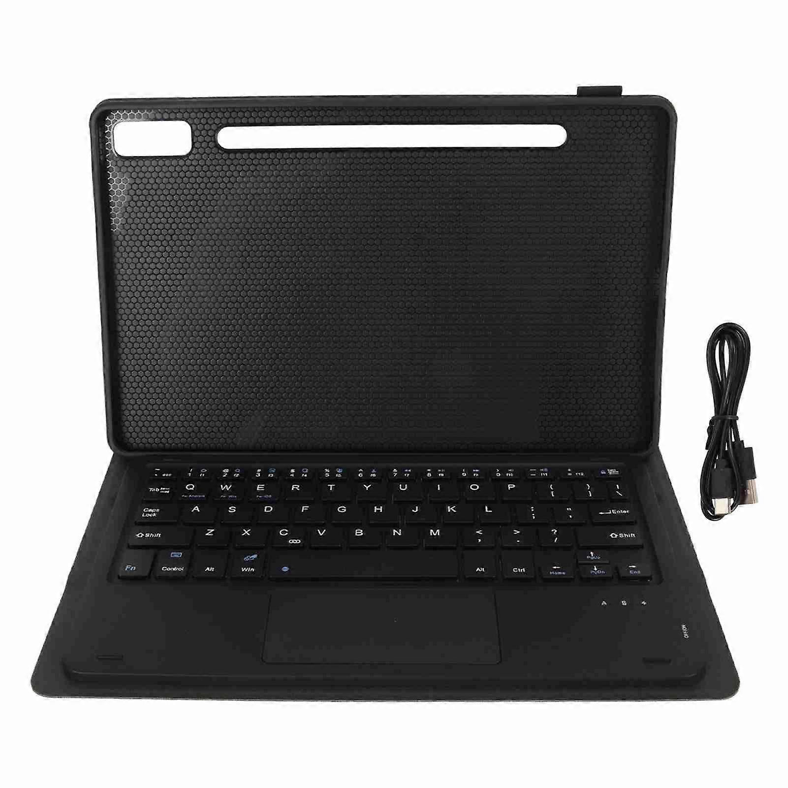 Tablet Keyboard Case for Lenovo for Tab P11 Pro Gen 2 for Pad Pro 2022 11.2in Tablet Case with Pen Holder Trackpad Black