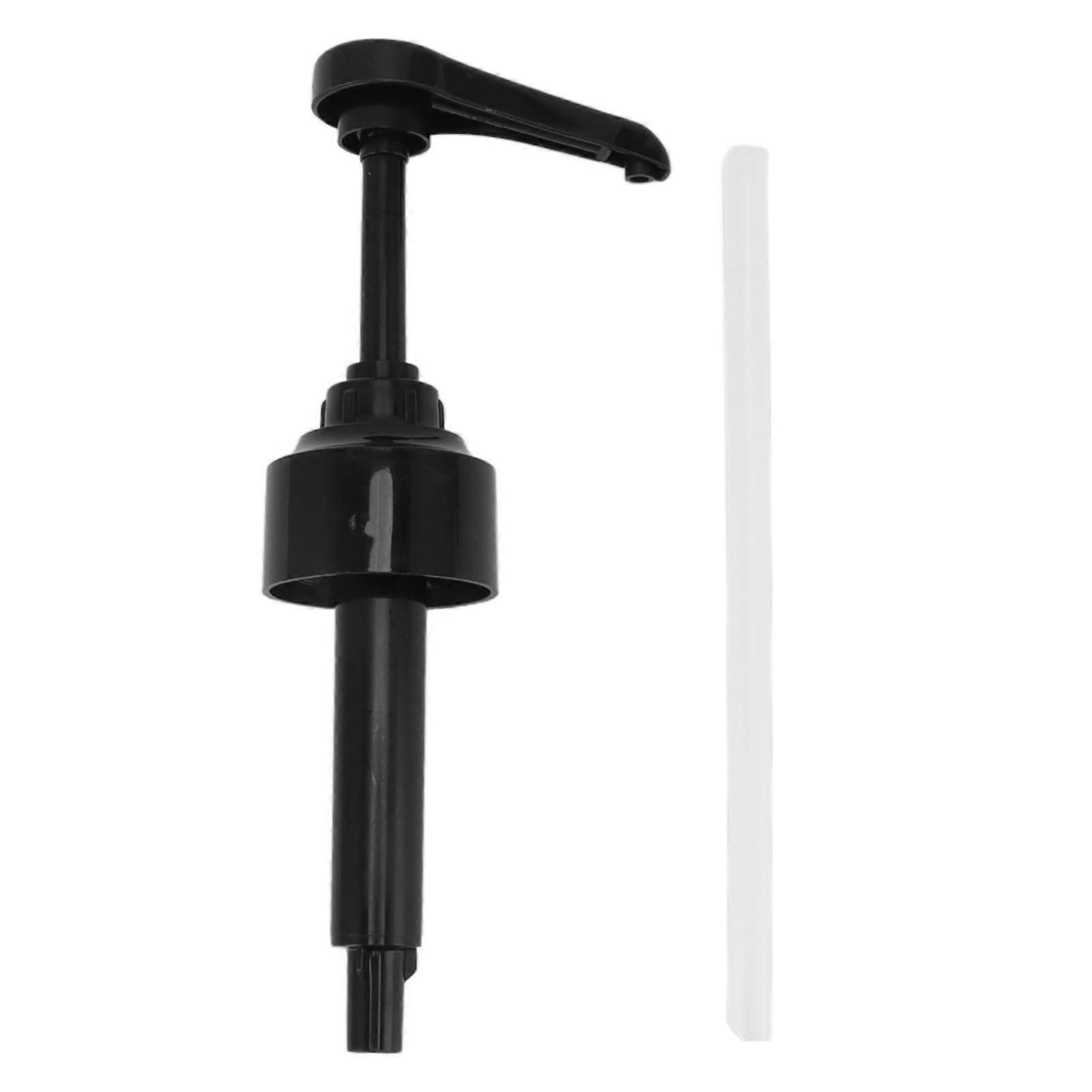 8ml Syrup Pressure Pump Sauce Bottle Pump Nozzle Drinks Measuring Pressure Head for MONIN 1883 Black