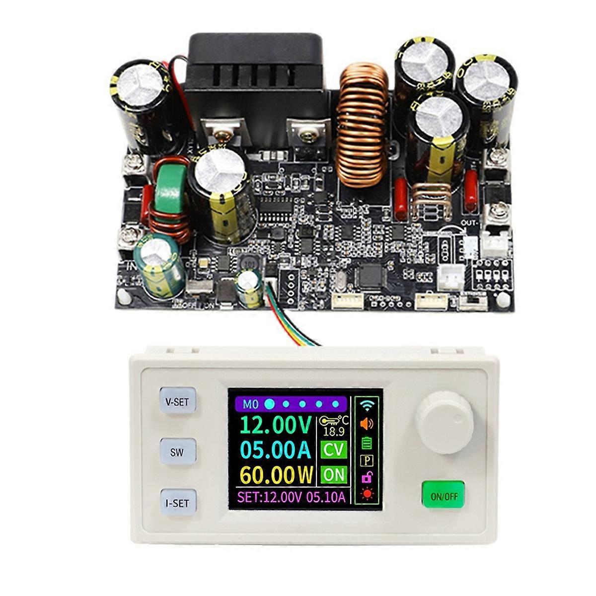 XY12522S CNC DC Buck Boost Converter 125V 2000W Laboratory Power Regulator Constant Voltage and Current Charging Module