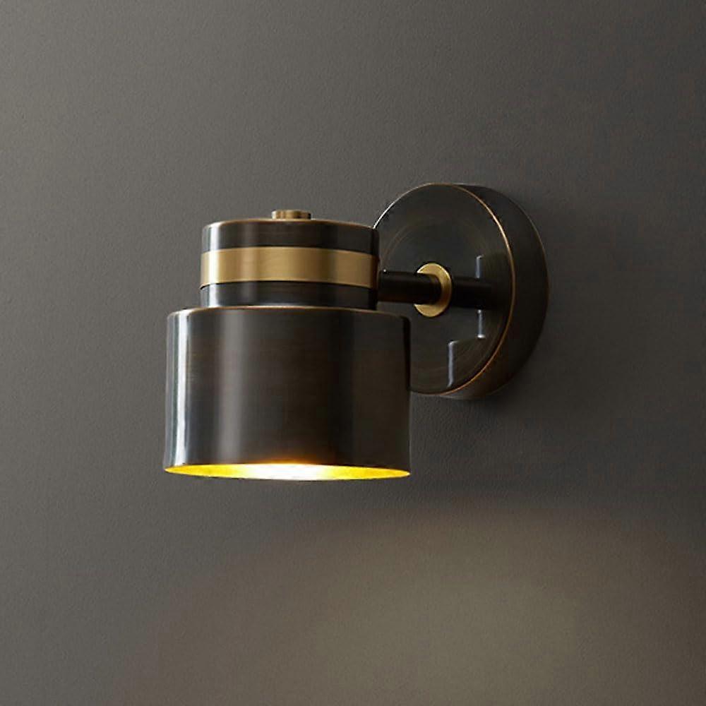 Wall Light Sconce Adjustable Rotatable 7W Oil Rubbed Bronze Reading Fixture with 3 Color Modes for Bedroom and Hotel