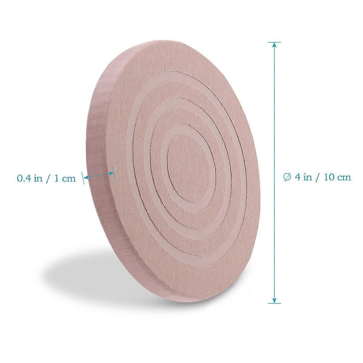 Cup Coaster Diatomite Pad for Drinks Round Coasters 4Pcs Mixed Colors