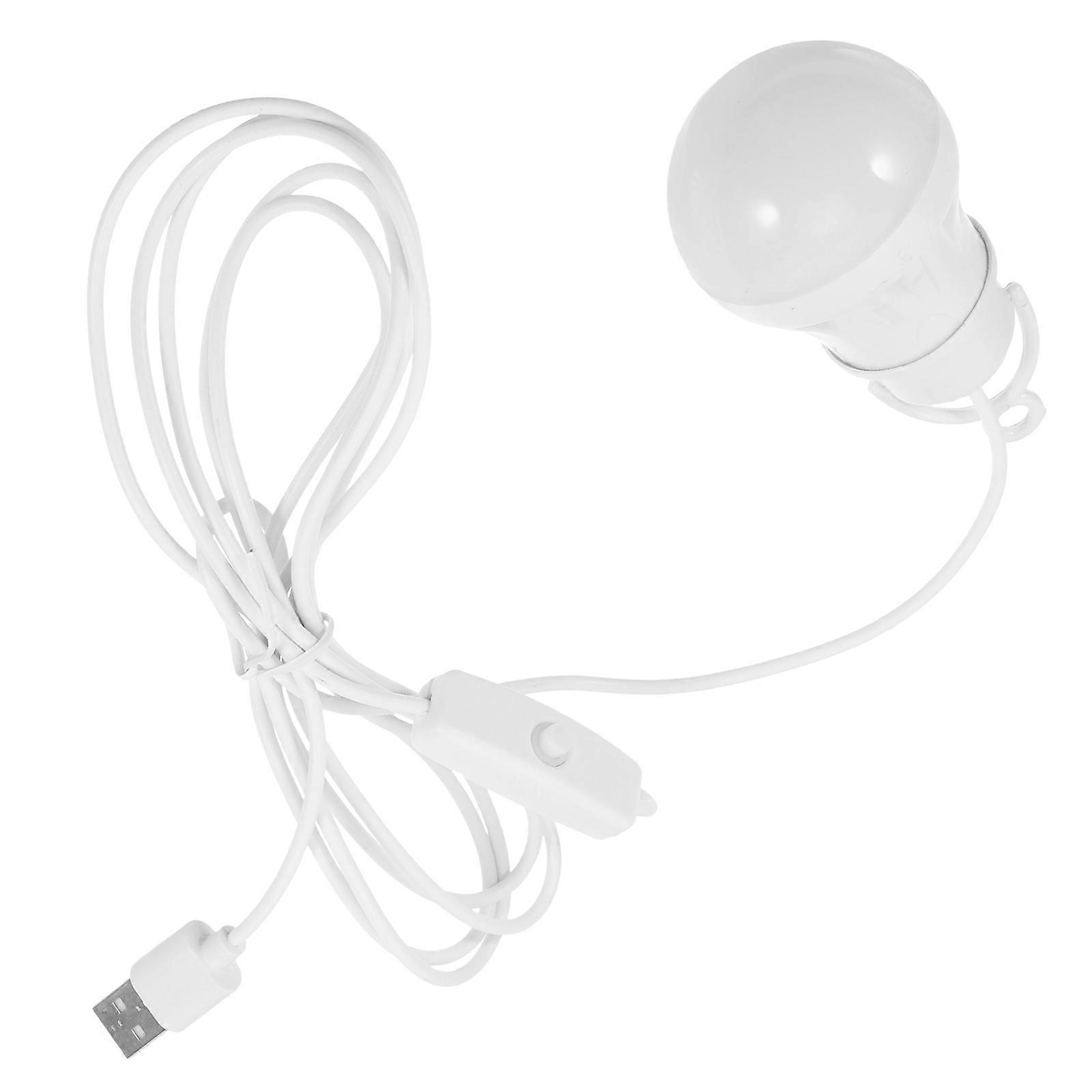 Emergency Light Bulbs for Home Use 2Pcs USB LED Rechargeable