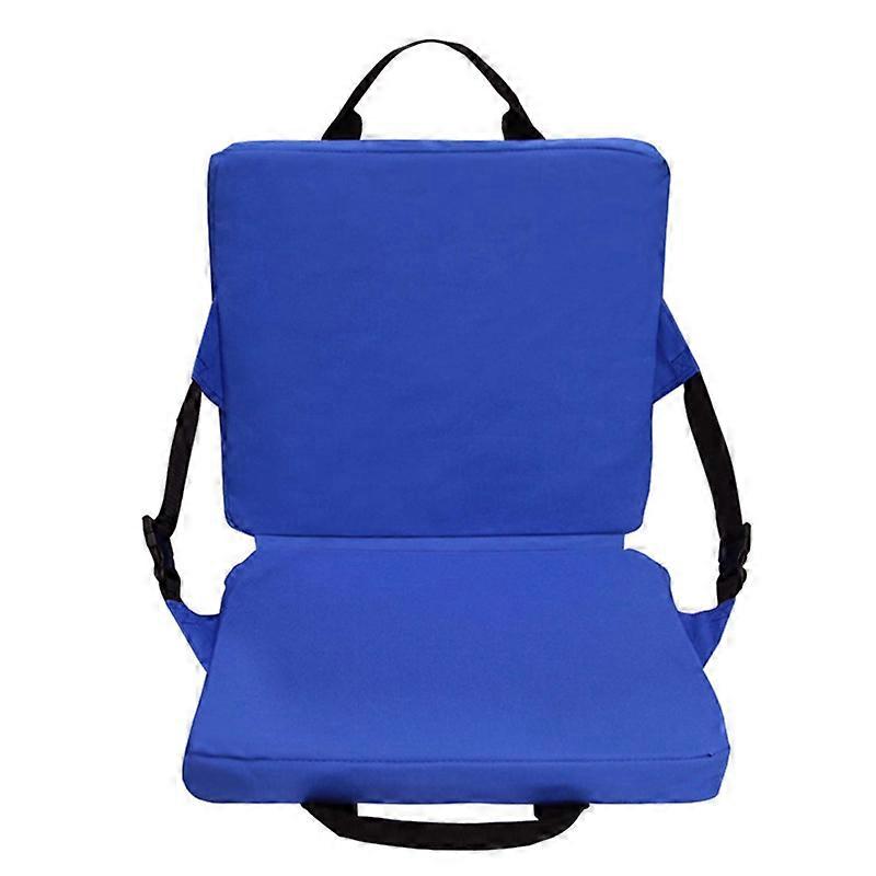 Outdoor Folding Chair Square Cushion Beach with Backrest Camping