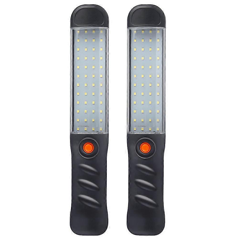 LED Flashlights 2Pack Rechargeable Work Light With Magnetic Base And Hanging Hook Car Floodlight