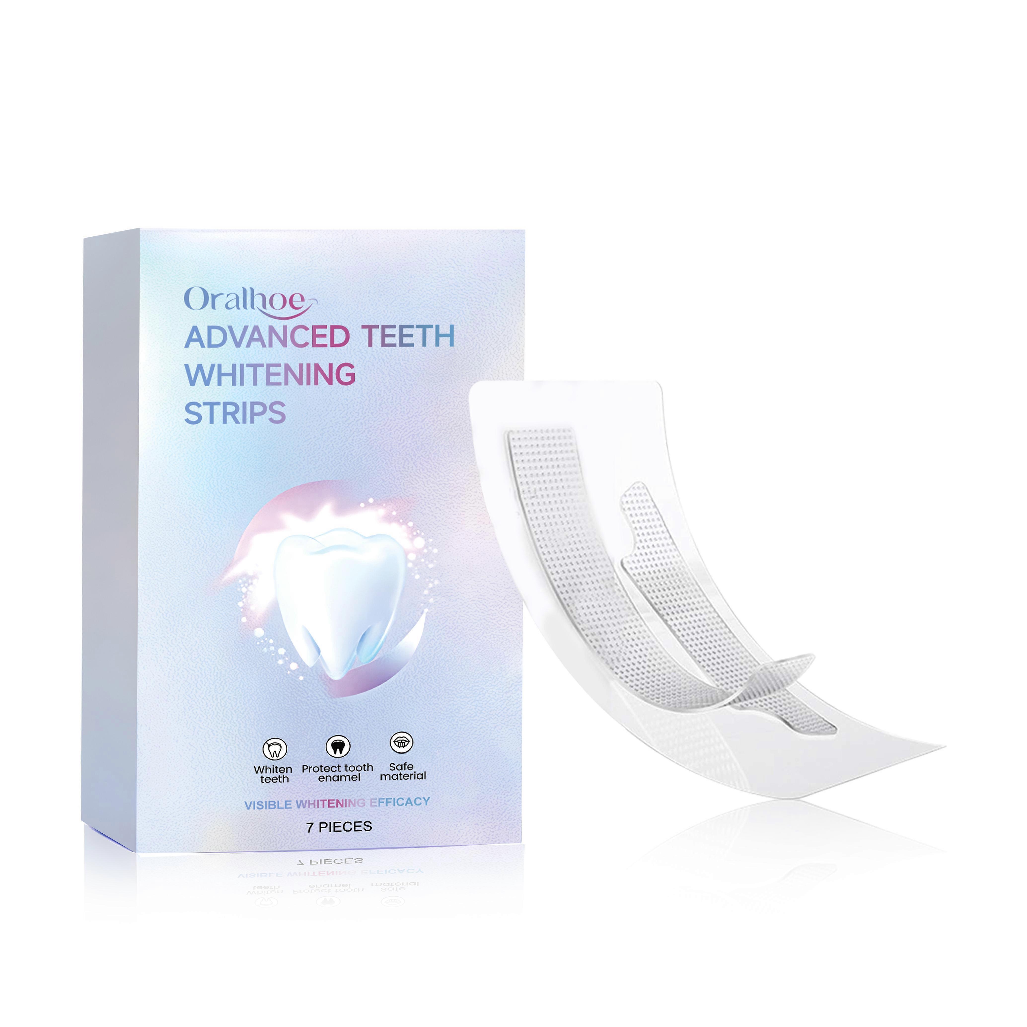 Oralhoe Teeth Cleaning Strips Are Gentle In Reducing Tooth Stains And Enhancing The Natural Luster Of The Tooth Surface. They Are Excellent Daily Care