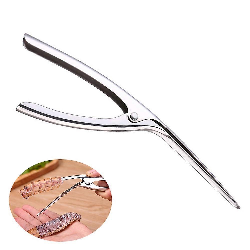 Shellfish Sheller Seafood Opener for Seafood Preparation Stainless Steel Cracking Lobster Fork Pick Meat Out Crevices 1Set