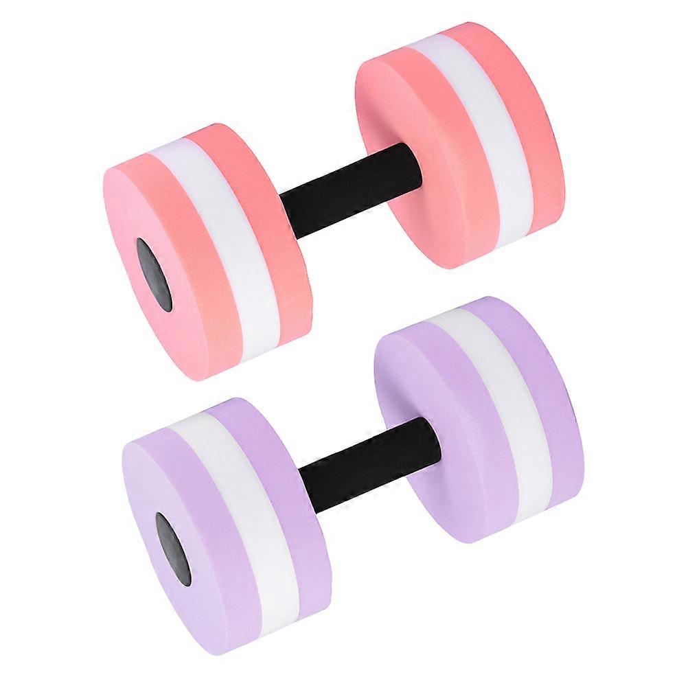 Floating Dumbbell Water Barbell Eva Exercise Equipment 2Pcs for Fitness Training