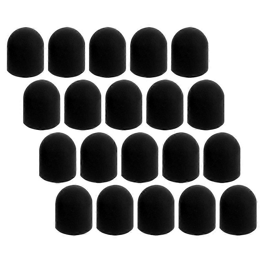 Stylus Tips Capacitive Pen Tip Replacement Silicone for 40Pcs Black