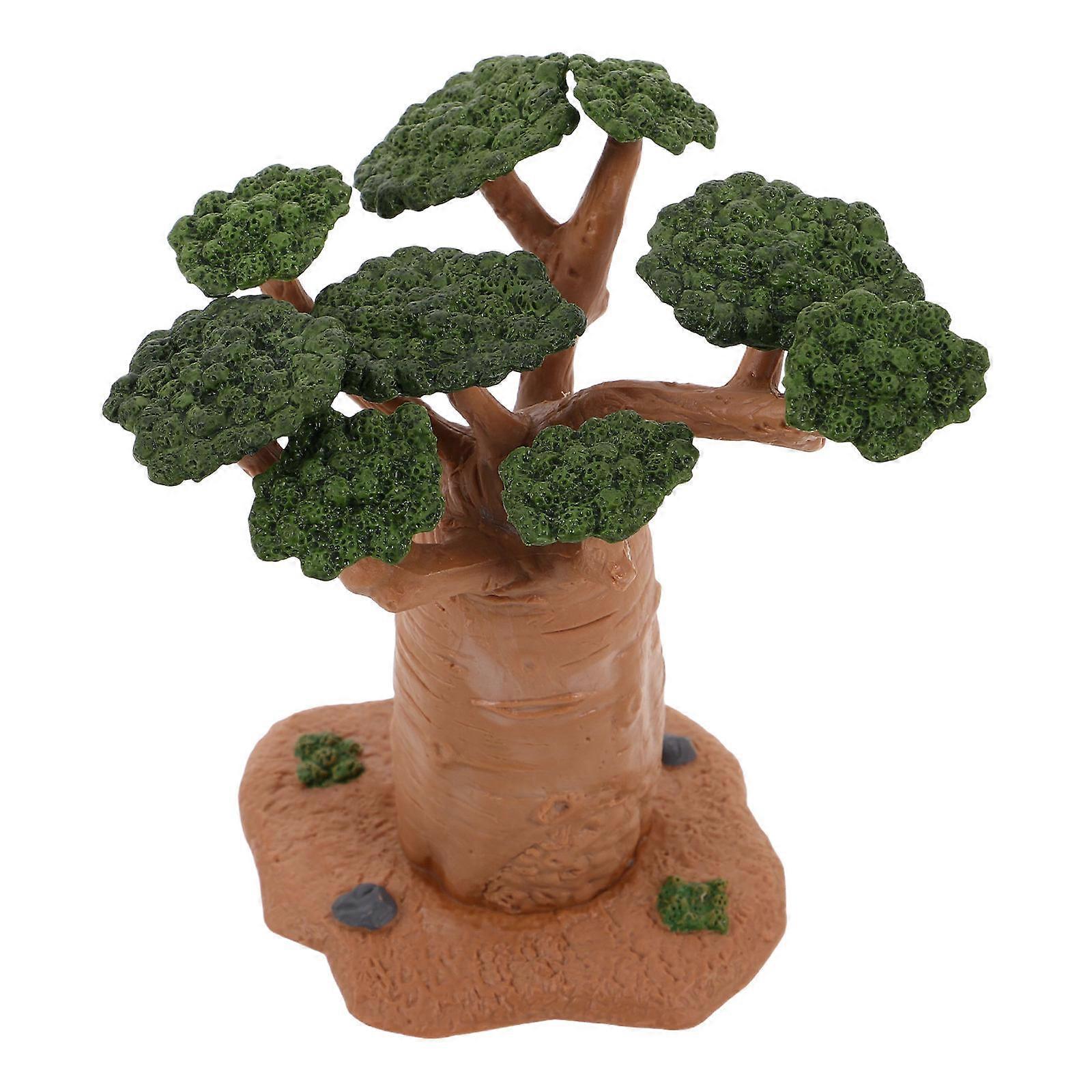 Plastic Miniature Trees for Diorama for Children's Landscaping 3Pcs Set