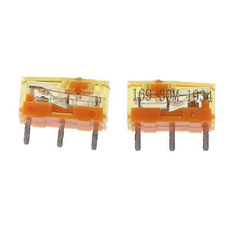 2pc Ttc Poussière Or Souris Micro Commutateur Micro Bouton Or Contacteur 30 Millions