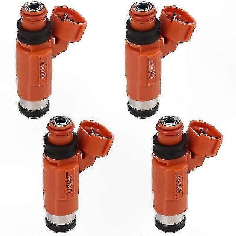 4-Piece Fuel Injector Set for 15710-65D00 DF100 DF115 DF140 Four-Stroke Outboard Engines-Compatible with Automotive Spare Parts and Accessories