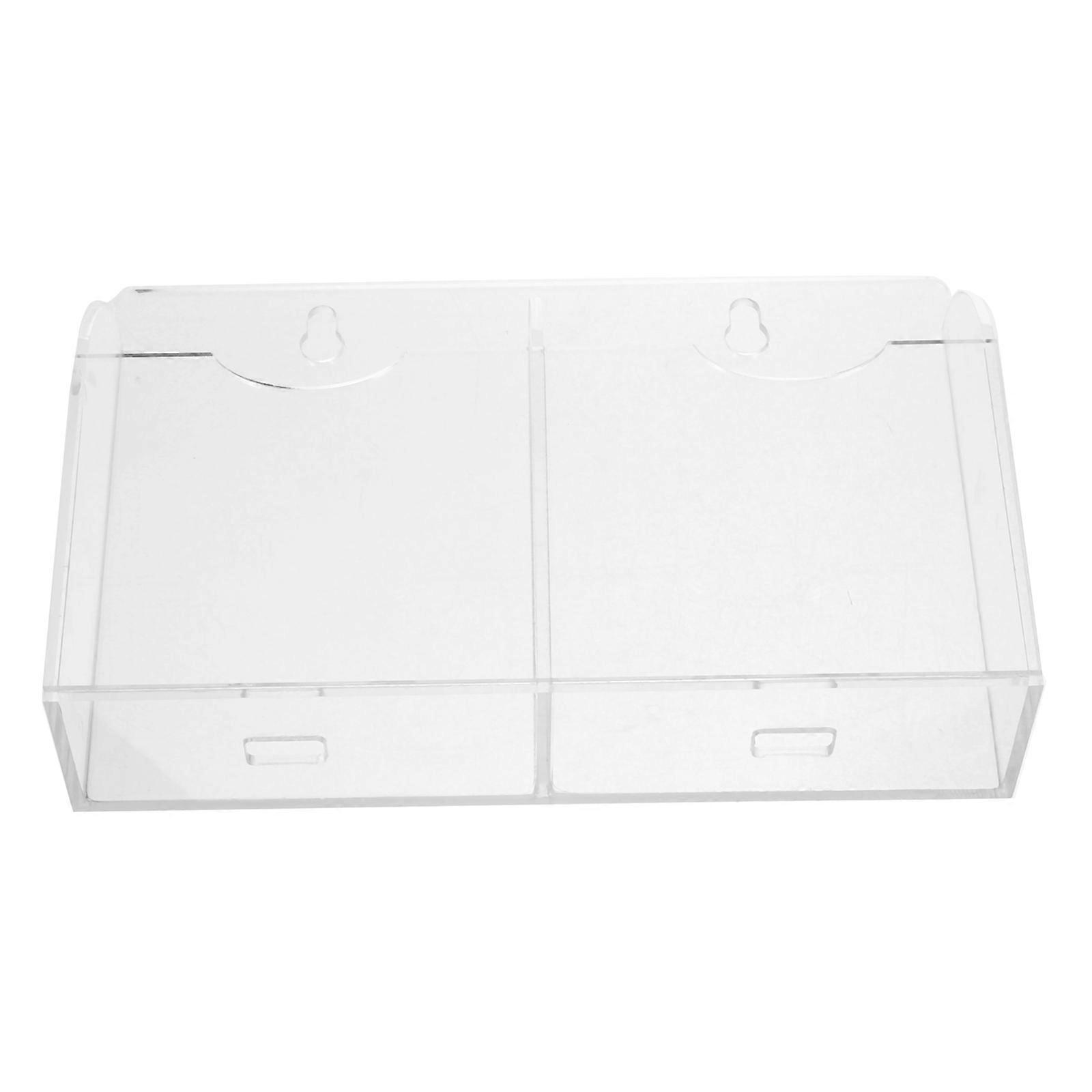 Ice Maker Spoon Holder Organizer 5Pcs Space-Saving Kitchen Tool Transparent Acrylic Design For Home Use