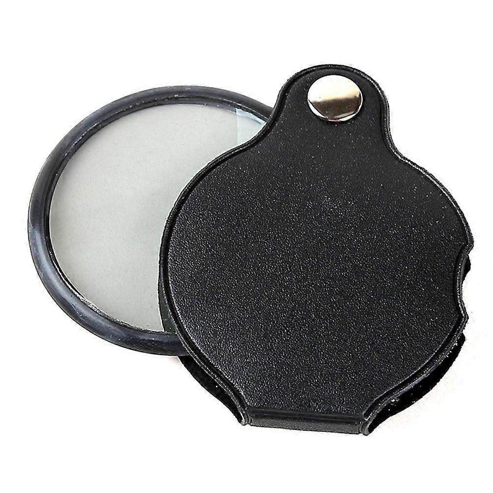 Folding Miniature High Magnification Lens Portable Magnifier for Reading and Travel 4Pcs
