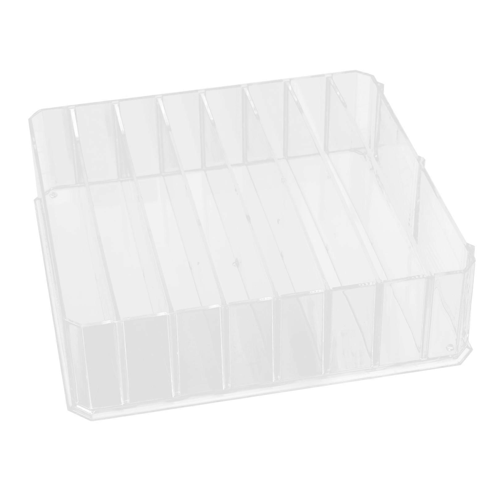 Makeup Display Box Acrylic Cosmetics Organizer for 1Set Transparent Rack