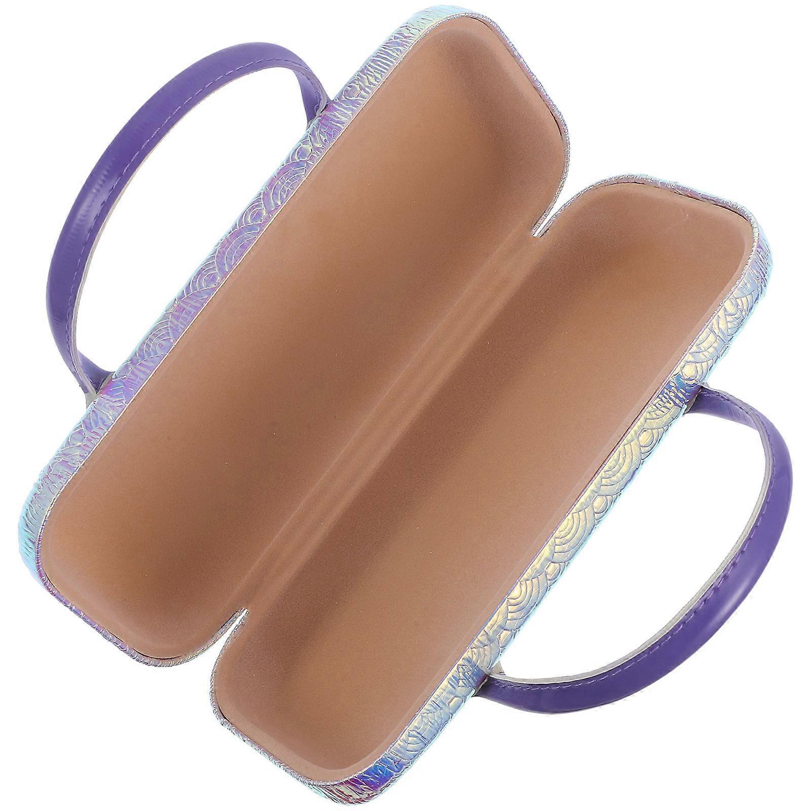 PU Glasses Case Cartoon Pattern Folding Holder for Children 4Pcs Set