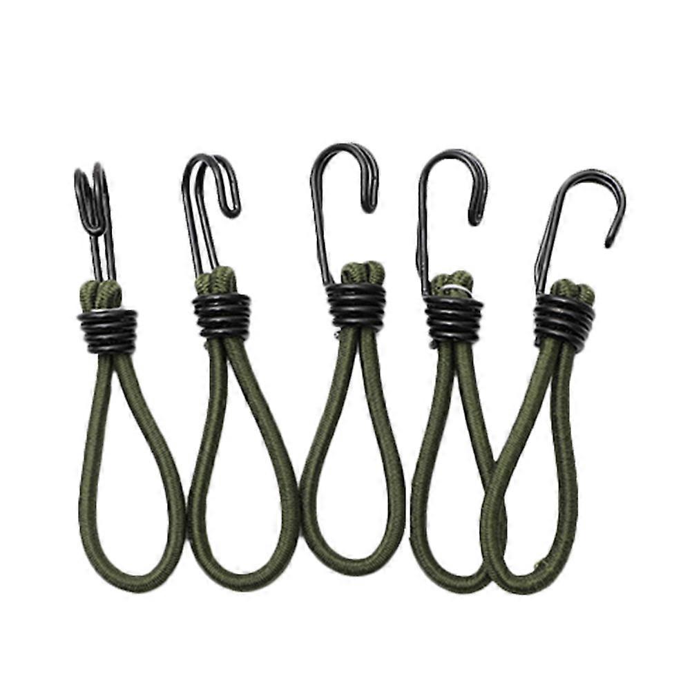 Tent Fasteners Camping Hook for Fixing Use 20Pcs Olive Green