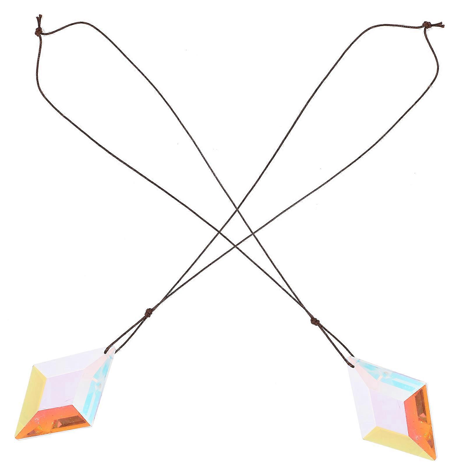 Crystal Prisms Hanging Crystals for Window Decor 6Pcs Sun Catcher