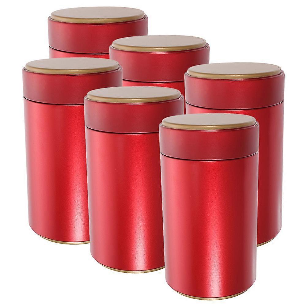 12 Pcs Round Tinplate Jars Multifunctional Storage Containers Ideal For Storing Coffee Tea And Candy In Various Places