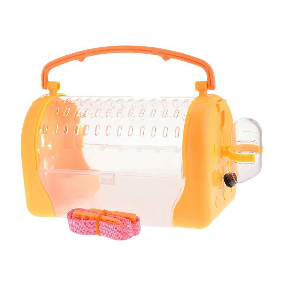 Portable Hamster Cage Pet Cage Outdoor with Adjustable Strap 3Pcs