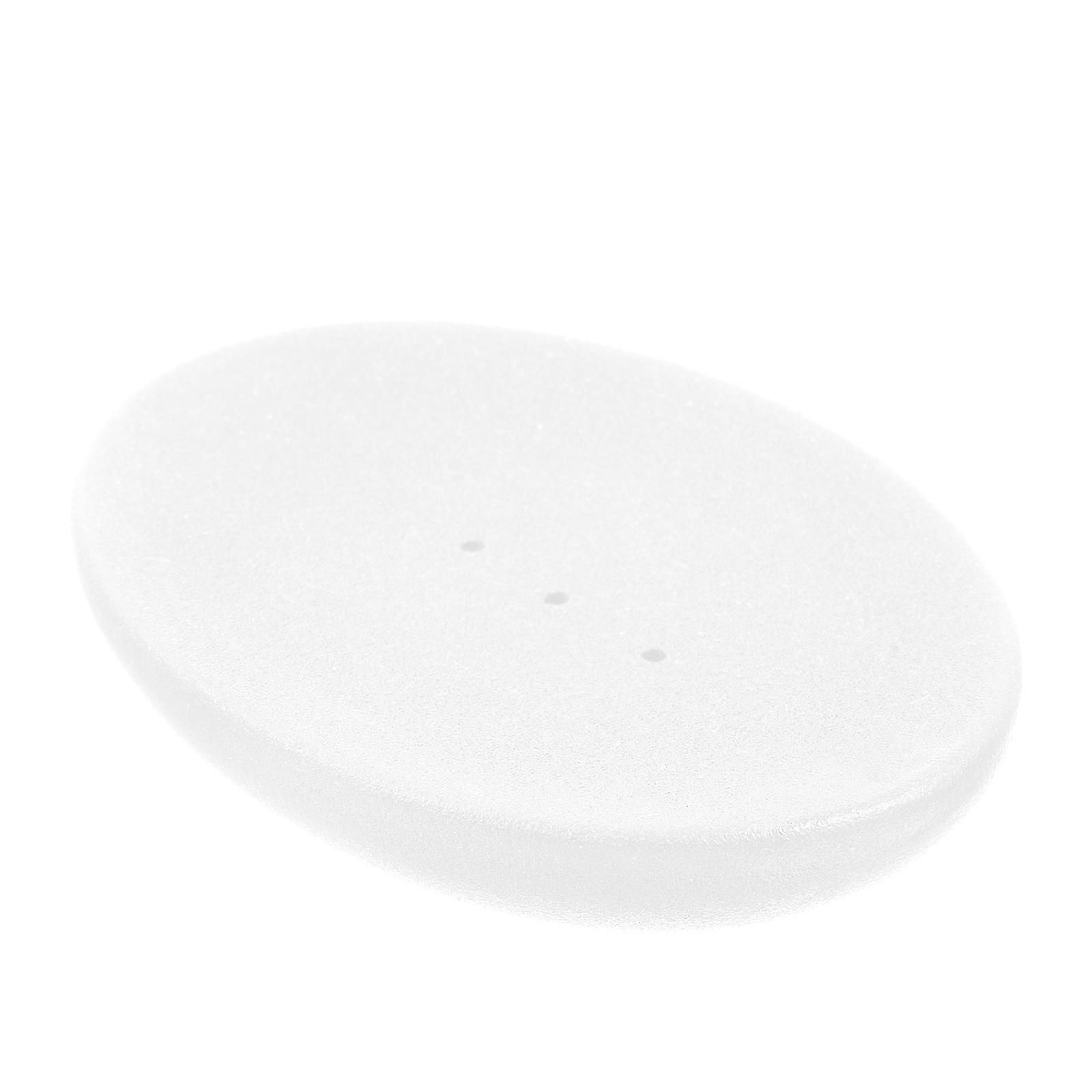White Ceramic Soap Dish Portable Soap Container for Storage 3Pcs