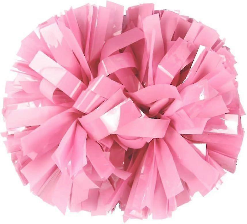 2025 Latest Model 2PCS Plastic Cheerleading Pom Poms with Baton Handle Cheer
