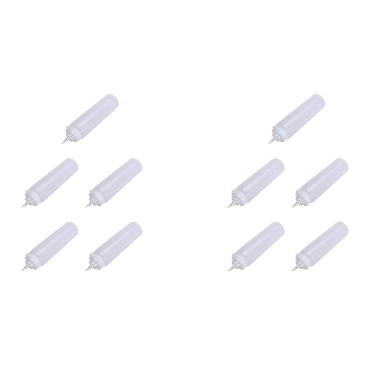 250ml White transparent Plastic Squeeze Bottle Dispenser With Cap