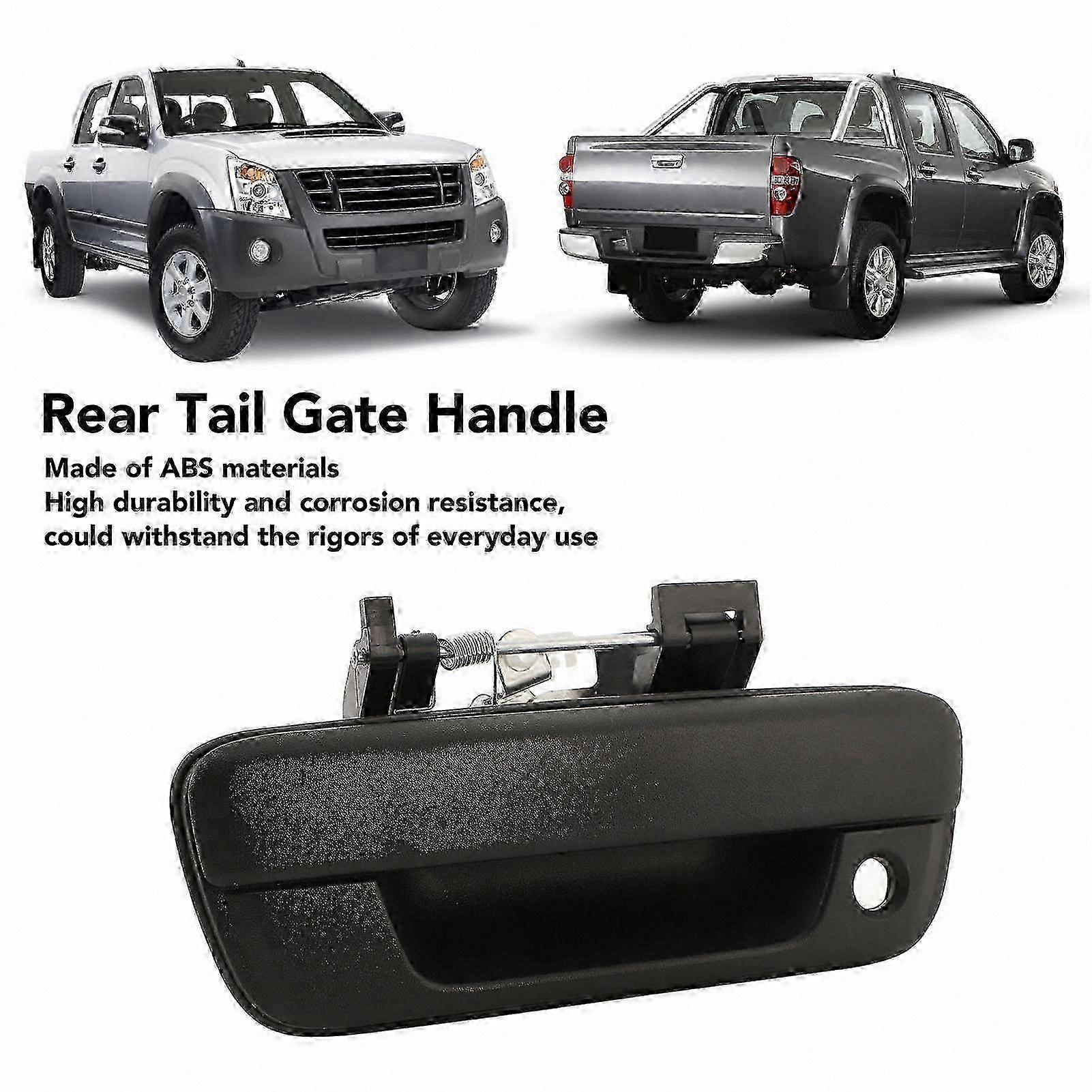 Chrome Rear Tailgate Handle for Pickup Truck 2002-2011, Durable Latch Replacement Accessory