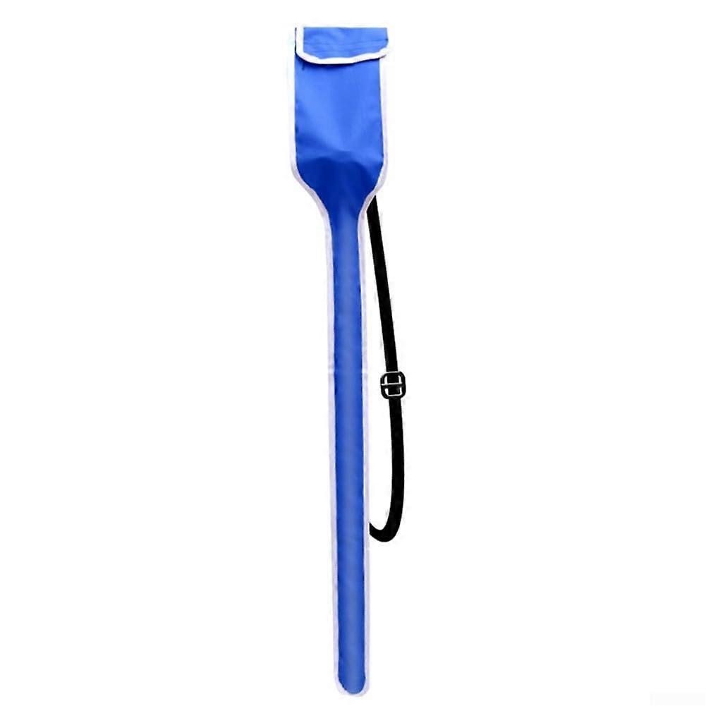 Adult Oxford Fencing Sword Storage Bag Adjustable Shoulder Strap Blue Lightweight Case Size L For Foil Sabre Epee