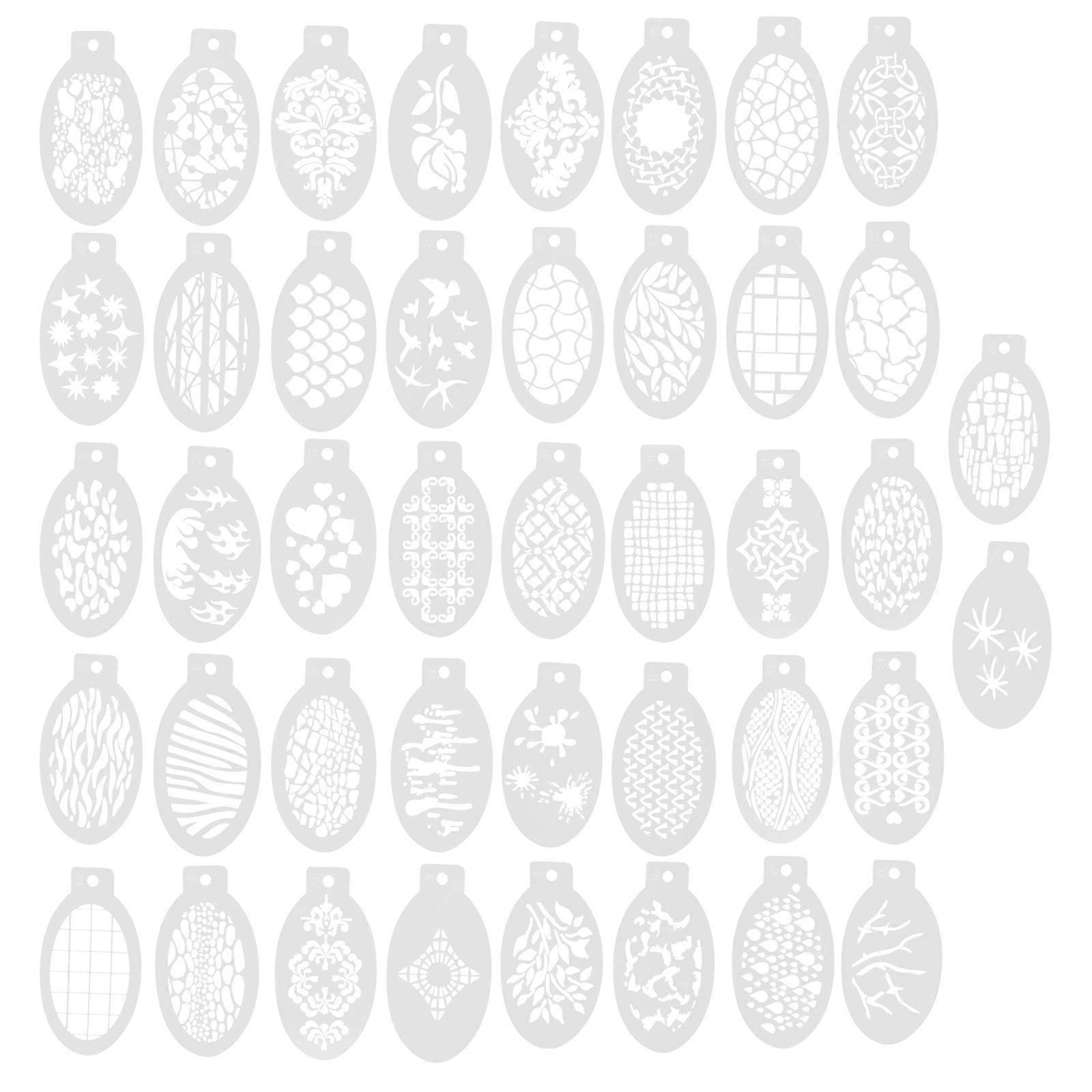 210Pcs Body Painting Stencils for Face Paint Stencils Reusable Kit