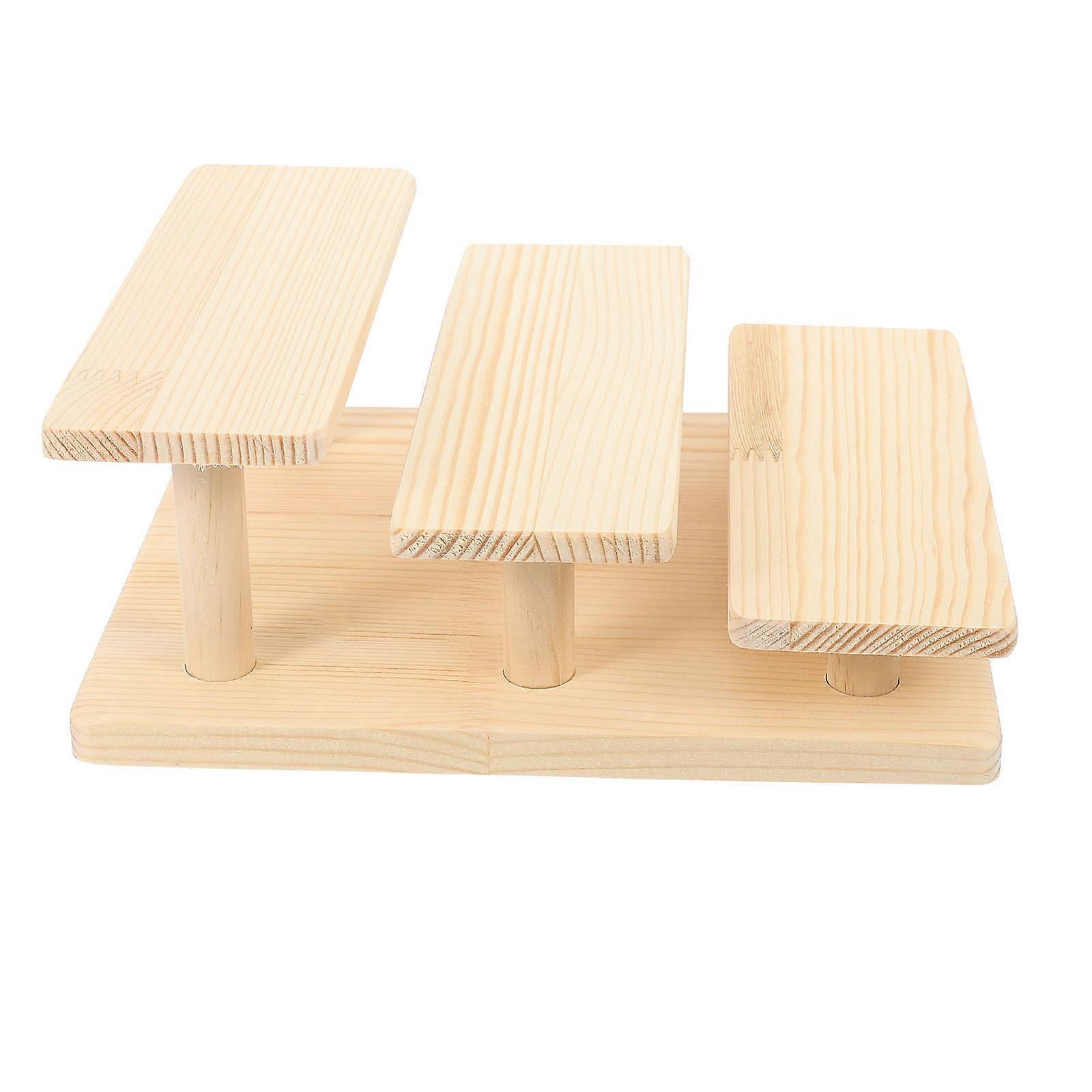 Wood Sunglasses Stand Multi Layer Sunglasses Holder for Storage Use