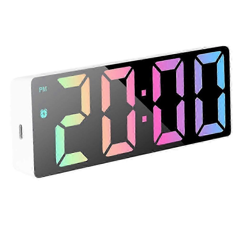 Clock Desk Large Digital Wall Clock Desk Office Items Children's Curved Decor 26s