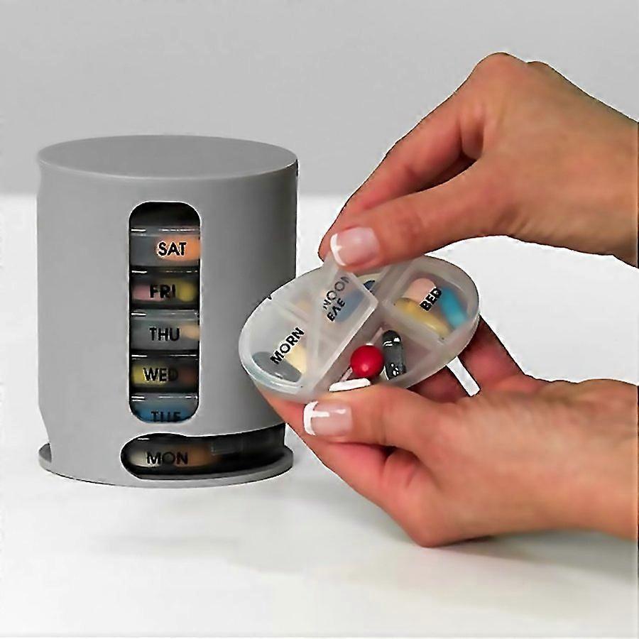 For Portable Mini Portable Oneweek Storage Pill Box