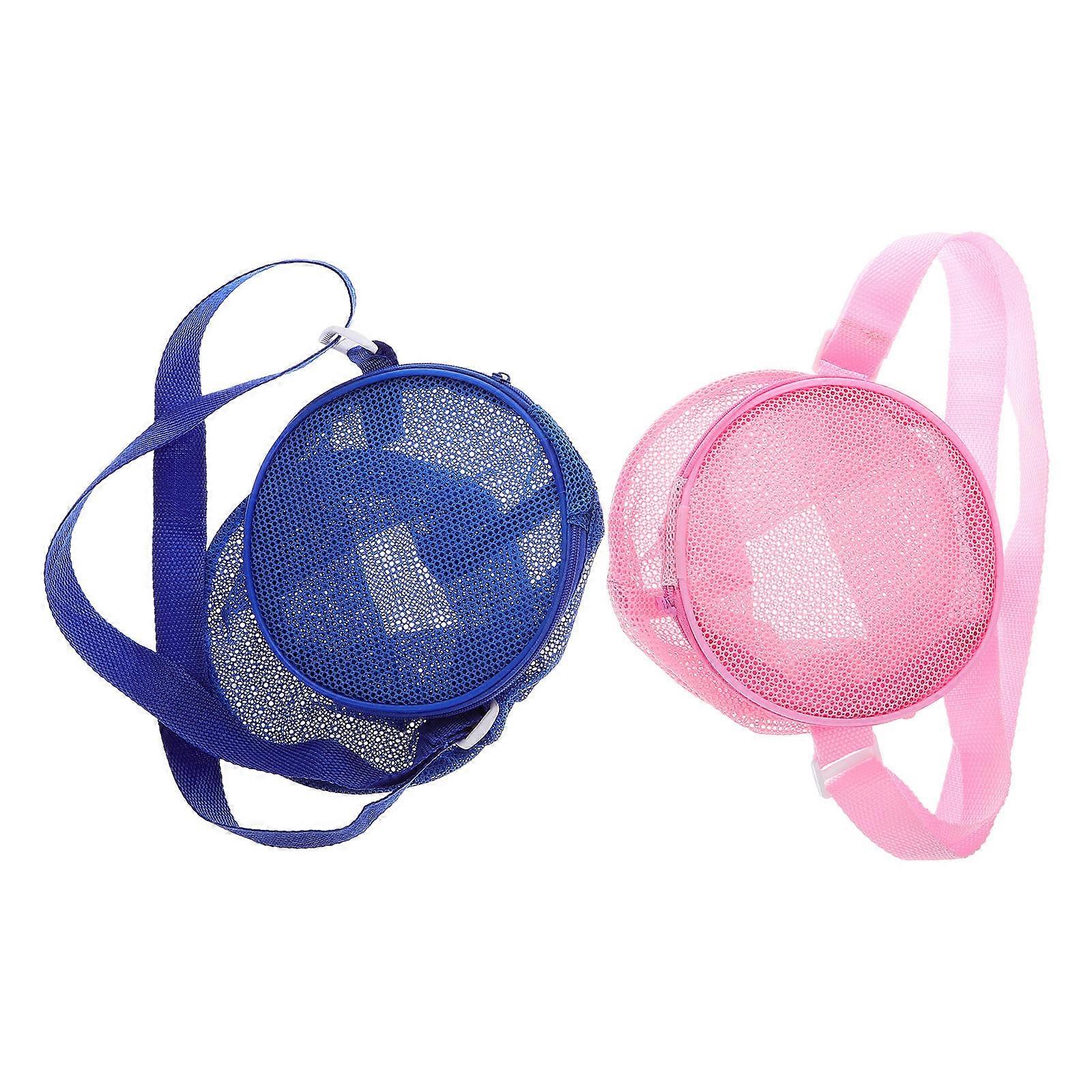Mesh Beach Bag Children Mesh Beach Bag for Storage 2Pcs Portable Organizer