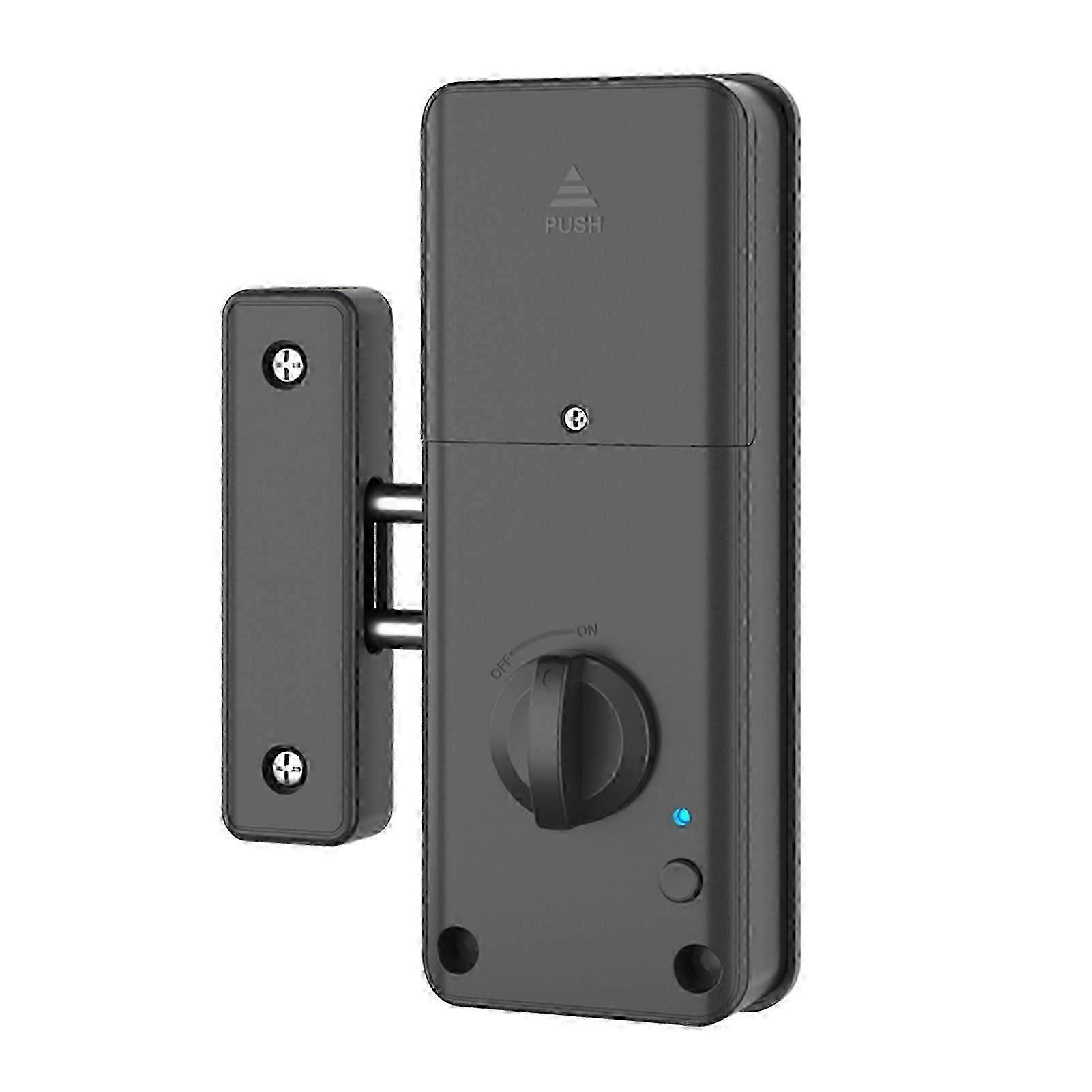No Drilling Smart Tuya App Bluetooth Indoor Invisible Lock for Wooden Door Electronic 13.56 IC Card Lock