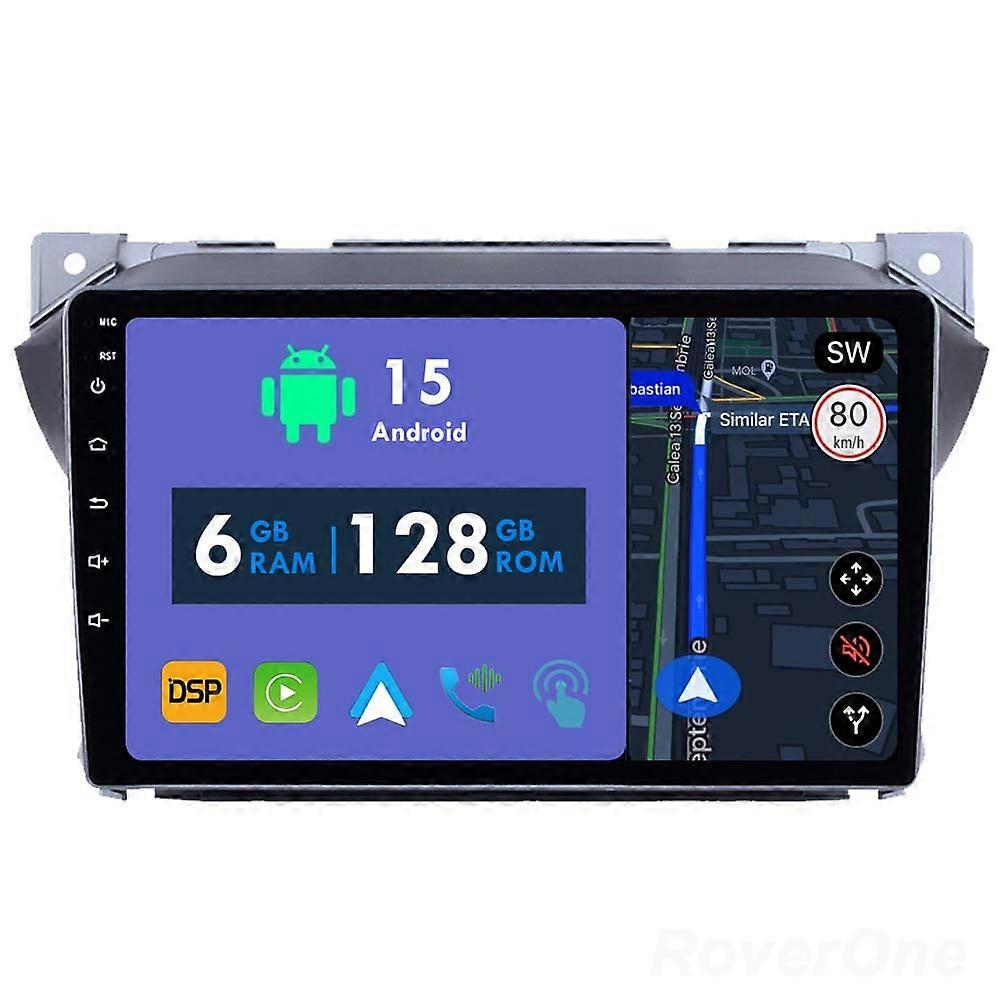 Car Radio 6G+128G CarPlay GPS Navigation Head Unit for Suzuki Alto 2009 - 2016 Android Auto Bluetooth Stereo Touch Screen