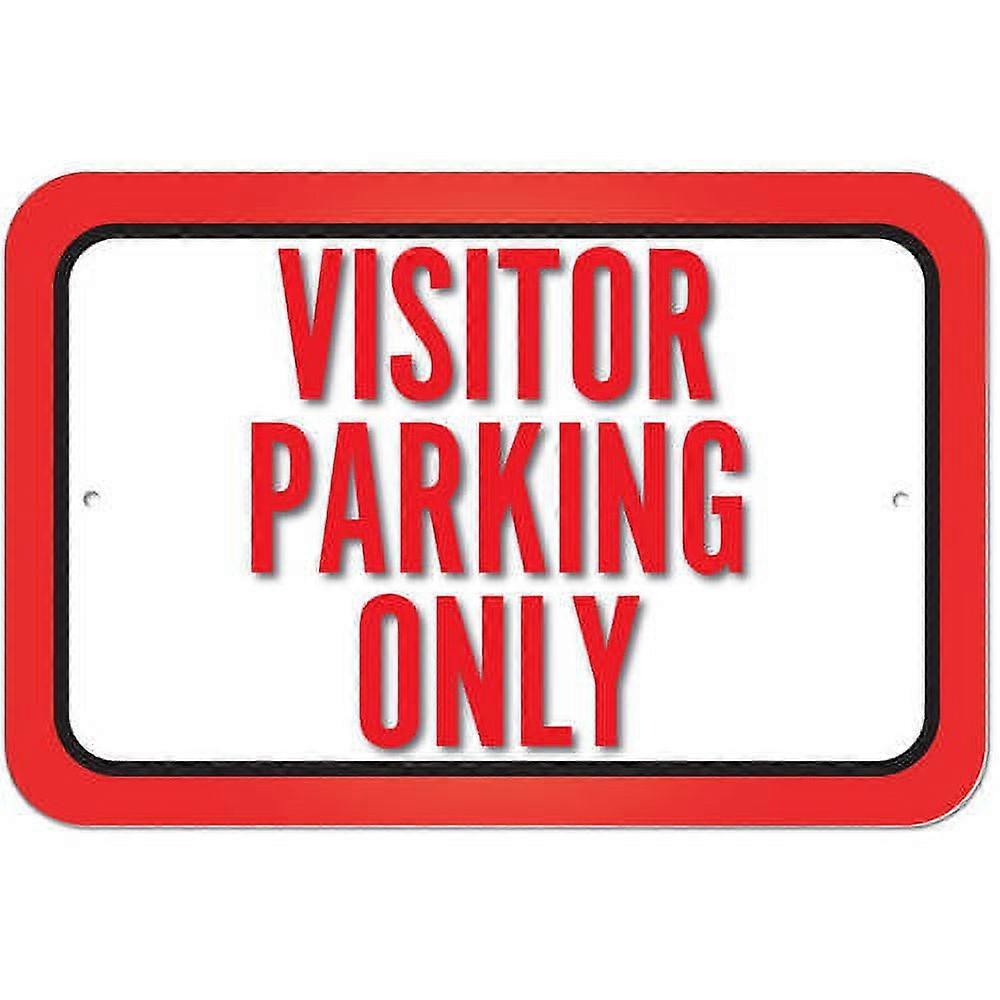 Skylt endast för besöksparkering