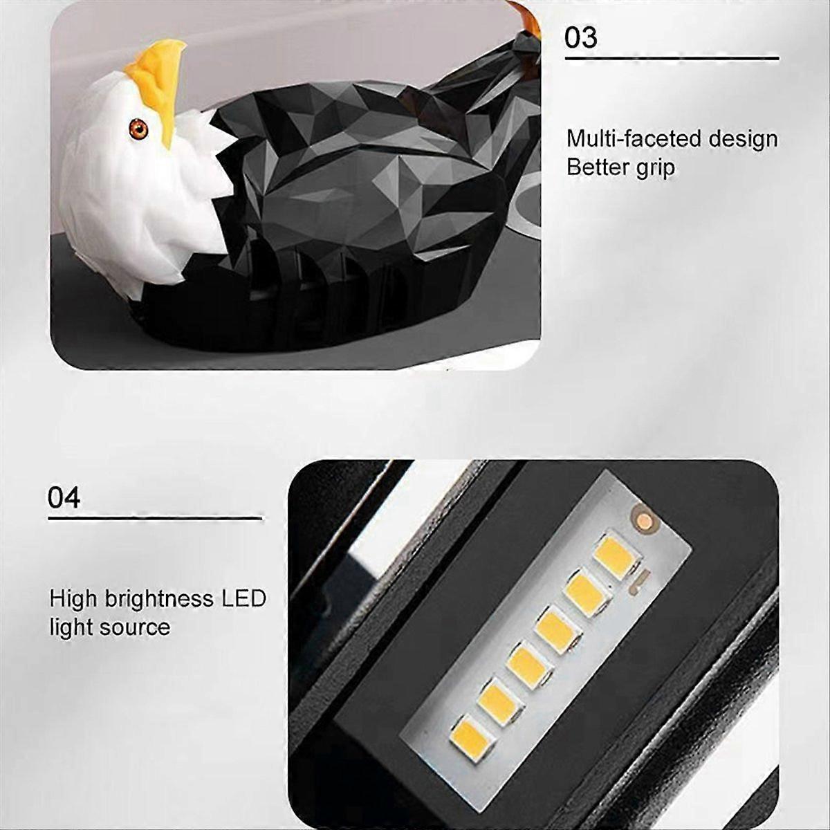 Xmas Wall Lamp Bald Eagle Wall Light Modern Creative